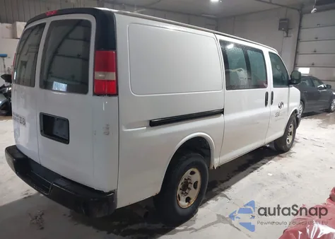 2010 Chevrolet Express 2500 Work Van z USA, uszkodzony, nr VIN 1GCZGFBA0A1184489